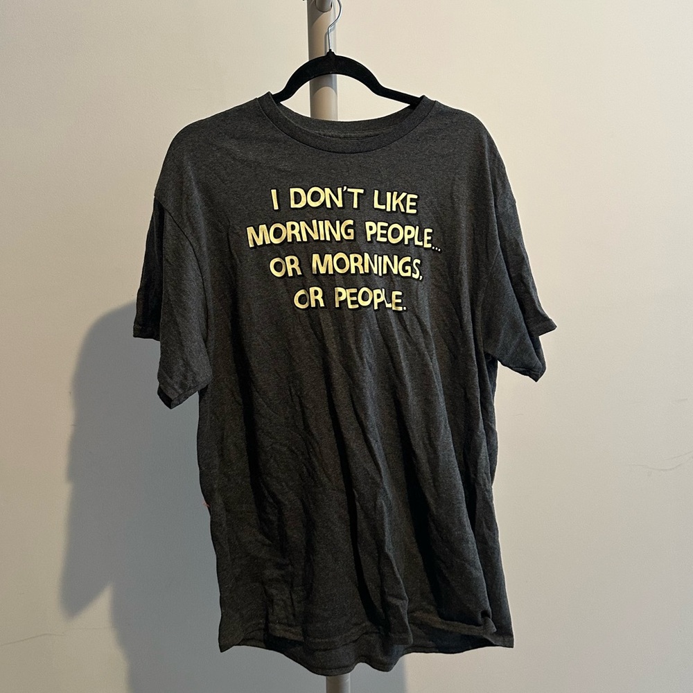 Graphic Tee with Humorous Text